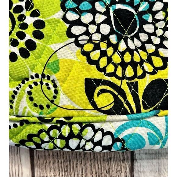 Vera Bradley Limes Up Classic Hipster Floral Quilted Shoulder Crossbody‎ Handbag - Picture 10 of 12